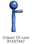 Blue Design Mascot Clipart #1537447 by Leo Blanchette