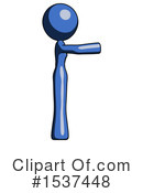 Blue Design Mascot Clipart #1537448 by Leo Blanchette