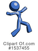 Blue Design Mascot Clipart #1537455 by Leo Blanchette
