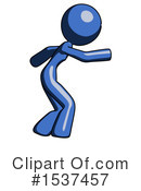 Blue Design Mascot Clipart #1537457 by Leo Blanchette