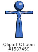 Blue Design Mascot Clipart #1537459 by Leo Blanchette