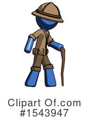 Blue Design Mascot Clipart #1543947 by Leo Blanchette