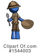 Blue Design Mascot Clipart #1544003 by Leo Blanchette