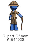 Blue Design Mascot Clipart #1544020 by Leo Blanchette