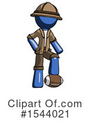 Blue Design Mascot Clipart #1544021 by Leo Blanchette
