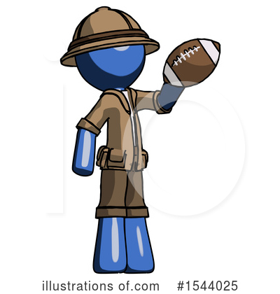 Royalty-Free (RF) Blue Design Mascot Clipart Illustration by Leo Blanchette - Stock Sample #1544025