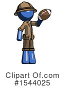 Blue Design Mascot Clipart #1544025 by Leo Blanchette