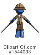 Blue Design Mascot Clipart #1544033 by Leo Blanchette
