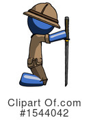 Blue Design Mascot Clipart #1544042 by Leo Blanchette