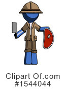 Blue Design Mascot Clipart #1544044 by Leo Blanchette