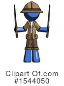 Blue Design Mascot Clipart #1544050 by Leo Blanchette