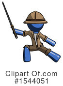 Blue Design Mascot Clipart #1544051 by Leo Blanchette