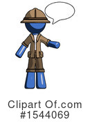 Blue Design Mascot Clipart #1544069 by Leo Blanchette