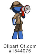 Blue Design Mascot Clipart #1544076 by Leo Blanchette