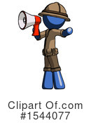 Blue Design Mascot Clipart #1544077 by Leo Blanchette