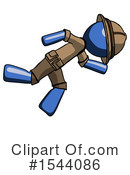 Blue Design Mascot Clipart #1544086 by Leo Blanchette
