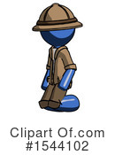 Blue Design Mascot Clipart #1544102 by Leo Blanchette
