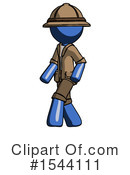 Blue Design Mascot Clipart #1544111 by Leo Blanchette