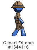 Blue Design Mascot Clipart #1544116 by Leo Blanchette