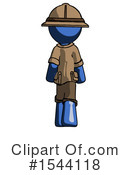 Blue Design Mascot Clipart #1544118 by Leo Blanchette