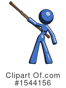 Blue Design Mascot Clipart #1544156 by Leo Blanchette
