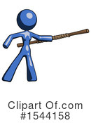 Blue Design Mascot Clipart #1544158 by Leo Blanchette