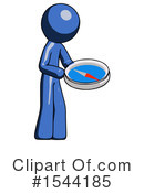 Blue Design Mascot Clipart #1544185 by Leo Blanchette