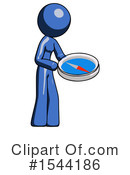 Blue Design Mascot Clipart #1544186 by Leo Blanchette