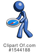 Blue Design Mascot Clipart #1544188 by Leo Blanchette