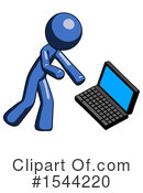Blue Design Mascot Clipart #1544220 by Leo Blanchette