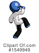Blue Design Mascot Clipart #1549949 by Leo Blanchette