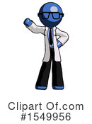 Blue Design Mascot Clipart #1549956 by Leo Blanchette
