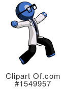 Blue Design Mascot Clipart #1549957 by Leo Blanchette