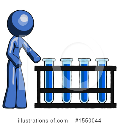 Royalty-Free (RF) Blue Design Mascot Clipart Illustration by Leo Blanchette - Stock Sample #1550044