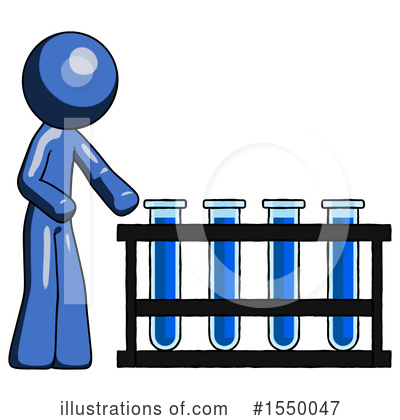 Royalty-Free (RF) Blue Design Mascot Clipart Illustration by Leo Blanchette - Stock Sample #1550047