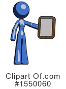 Blue Design Mascot Clipart #1550060 by Leo Blanchette