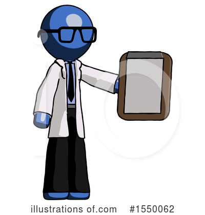 Royalty-Free (RF) Blue Design Mascot Clipart Illustration by Leo Blanchette - Stock Sample #1550062