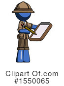 Blue Design Mascot Clipart #1550065 by Leo Blanchette