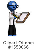 Blue Design Mascot Clipart #1550066 by Leo Blanchette