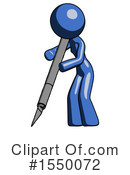 Blue Design Mascot Clipart #1550072 by Leo Blanchette