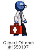 Blue Design Mascot Clipart #1550107 by Leo Blanchette