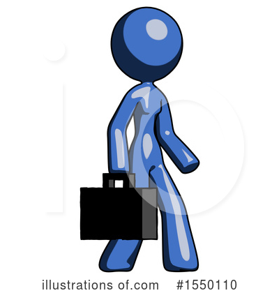 Royalty-Free (RF) Blue Design Mascot Clipart Illustration by Leo Blanchette - Stock Sample #1550110