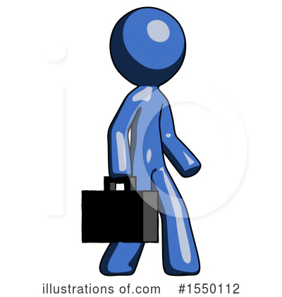Royalty-Free (RF) Blue Design Mascot Clipart Illustration by Leo Blanchette - Stock Sample #1550112