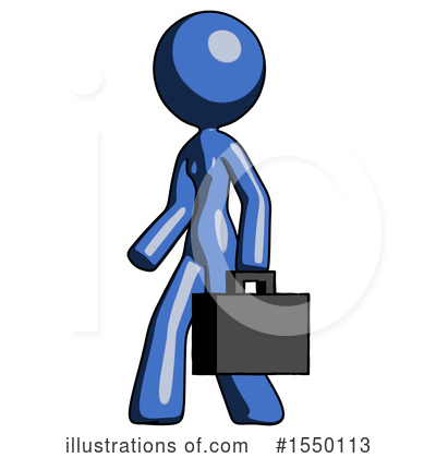 Royalty-Free (RF) Blue Design Mascot Clipart Illustration by Leo Blanchette - Stock Sample #1550113
