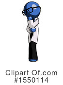 Blue Design Mascot Clipart #1550114 by Leo Blanchette