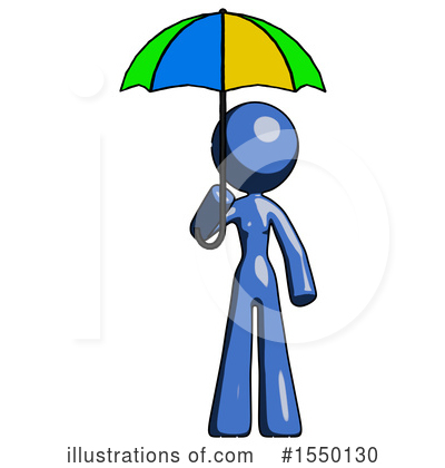 Royalty-Free (RF) Blue Design Mascot Clipart Illustration by Leo Blanchette - Stock Sample #1550130