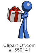 Blue Design Mascot Clipart #1550141 by Leo Blanchette