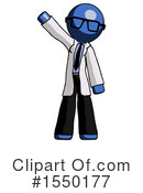 Blue Design Mascot Clipart #1550177 by Leo Blanchette