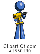 Blue Design Mascot Clipart #1550180 by Leo Blanchette
