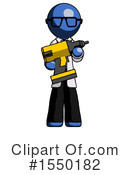 Blue Design Mascot Clipart #1550182 by Leo Blanchette